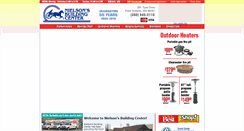 Desktop Screenshot of nielsonsbuildingcenter.com